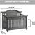 London Lane 4-1 crib and conversion kit, nightstand 1 thumbnail