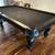Beautiful black 8 foot three-piece one inch slate Pool Table 2 thumbnail