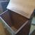 Handpainted Wooden Laundry Hamper 2 thumbnail