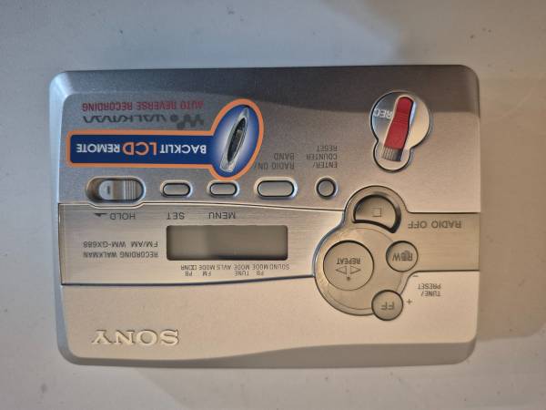 SONY Walkman Casette Player Collectibles WM-GX688. Brand New 1