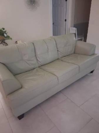 86"Leather Sofa Moving last day for this offer 10/10 1