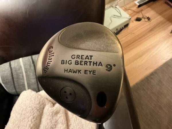 Callaway  Big Bertha 9* HAWK EYE Driver 1