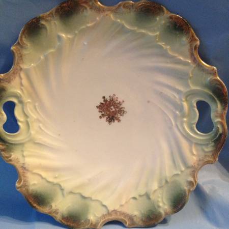German cake scalloped plate 1