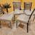 Italian dining room set, extendable square table 4 double-cover chairs 6 thumbnail