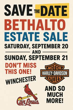 Exclusive Estate Sale in Bethalto Featuring Winchester, Harley 1