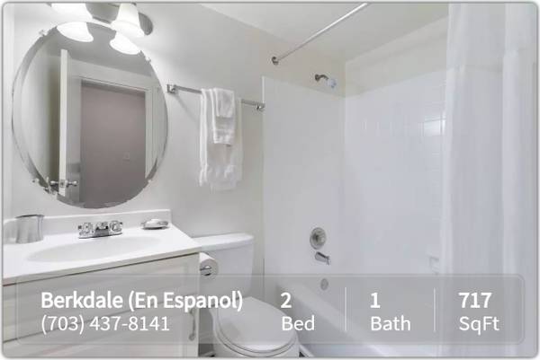 $2,385 / 2br - 717ft2 - Charming community with great style! Berkdale Apartments (En Espanol) (Herndon)63896508166275120
