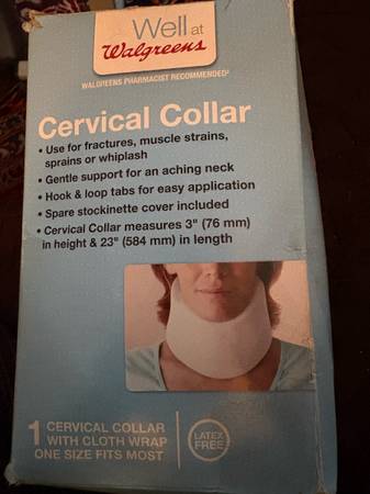 Cervical color latex free used for the muscle stretching sprain whiplash 1