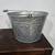 Large Rolling Rock Galvanized Metal Tub O' Rocks Bucket 4 thumbnail