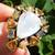 Moonstone ring, 6 Opals 4Yellow Citrines 2Peridots, Size 8 custom made 10 thumbnail