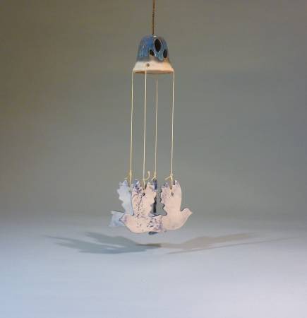 Lovely Ceramic Wind Chime, Excellent 1