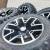 COMPLETE SET! 14" Atlas Gloss Black With 23" Desert Eagle Tire Wheel A 22 thumbnail