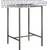vidaXL - Bar Table Grey PE Rattan Medium Durable Bar Table Square..! 1 thumbnail