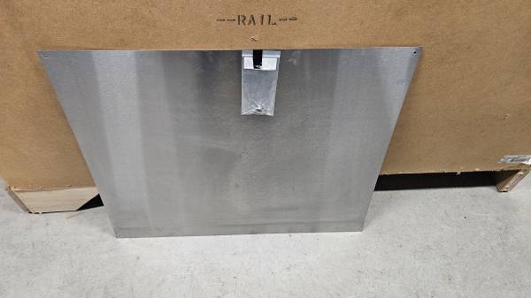 24 x 30'' Stainless Steel Backsplash, Range Hood Wall Shield with Four Pre Drill 1