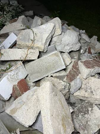 Random concrete and cinder blocks 1