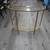 Glass Half Moon Console Table 3 thumbnail