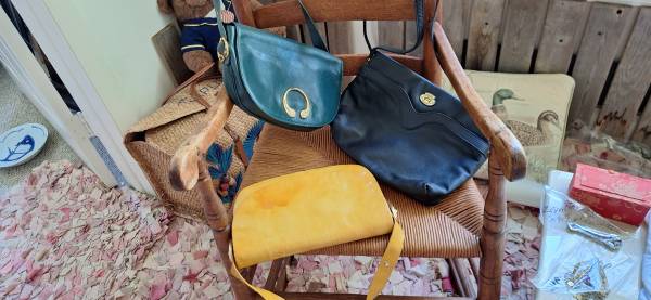 Leather over-shoulder designer handbags 1