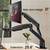 Full Motion Dual Monitor Arm Stand Mount 13-35 Inch Height Adjustable 5 thumbnail