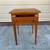 Pair Antique-Vintage Solid Oak Nightstands Bedside Tables. 1940s. 6 thumbnail