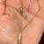 14K Yellow Gold necklace with Beautiful Pendant in shape of a Leave 22 thumbnail