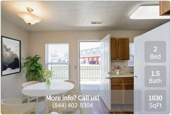 $1,427 / 2hab - 1030ft2 - ¡Listo para alquilar! Hermoso apartamento de 2 habitaciones y 1.5 baños (Murfreesboro)63673250545921120