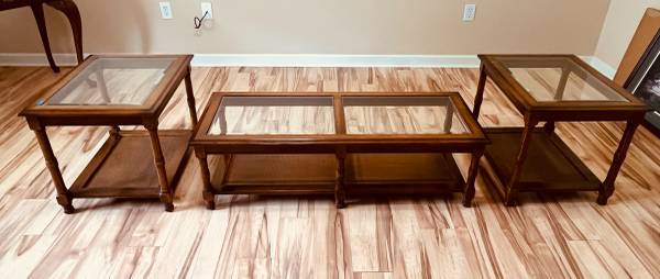 Coffee Table & 2 End Tables 1