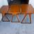 Set of 3 Solid Teak Danish Nesting Tables by Johannes Andersen, 1960s 1 thumbnail