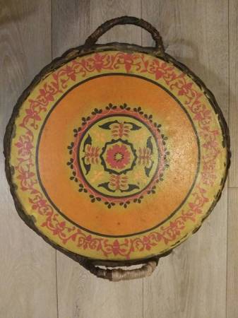 Kettle Drum With Mandala Painting 1