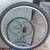26" FRONT wheel QR axle black hub with silver hoop. 2 thumbnail