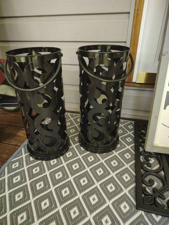 Wrought Iron Lanterns (two) - $20 (Sevierville)634706618759691228
