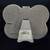 "Top Dog" 3.5" x 5" Glazed Ceramic Bone-shaped Photo Frame 2 thumbnail