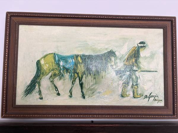 Ettore Ted DeGrazia Lost Apache 20.5" x 12.5" Framed Print 1