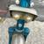 Old Sears bike 1950s-1960s gas tank lights fenders lawn decor 6 thumbnail