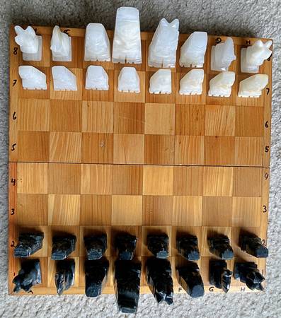 Onyx Chess Set - Complete 1