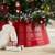 Crate & Barrel Red Metal Tree Skirt (Collar) 3 thumbnail