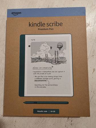 MINT Amazon Kindle Scribe 64GB (Metallic Jade) 1