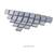 Merola Tile Hudson Tangier Frost Blue Porcelain Mosaic Tile 6 thumbnail