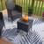 WICKER /RATTAN PATIO CHAIRS W/ TABLE. 3 thumbnail