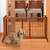 Richell Freestanding Wood Pet Gate Dog Gate NEW 1 thumbnail