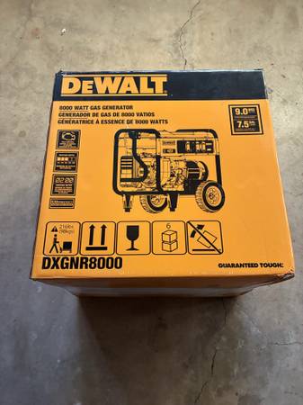 DEWALT 10000 / 8000-Watt Electric Start Gas Powered Portable Generator 1