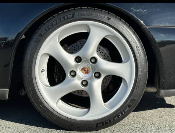 (4) PORSCHE 996 C4S Flat Twist Fresh Powdercoat MiNT 993 996 1