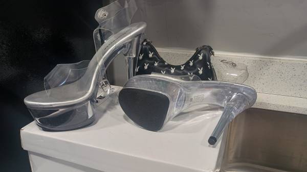 Clear heels 1