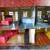 Tin Metal Dollhouse Vintage 2 Story Doll House W/Furniture 2 thumbnail