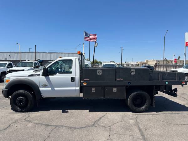 2014 FORD F450 4x4 Diésel Knapheide CAMIÓN DE TRABAJO CON PLATAFORMA PLANA, solo 70 mil millas - $32,500 (¡Sin cargo por documentos! AUTO-BIZ LLC - PEORIA, AZ)63470594621697121