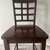 Bar Height Rectangular Dining Table for 4, Dark Red Brown 4 thumbnail