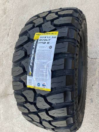 33x12.50x20 Mud Terrain Set of 4 New Tires