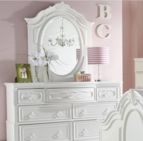 BEDROOM SET SAVE $1,465 MIRROR DRESSER NIGHTSTAND HEADBOARD 1