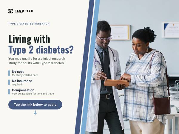 Type 2 Diabetes Research Study – Compensation May Be Available 1