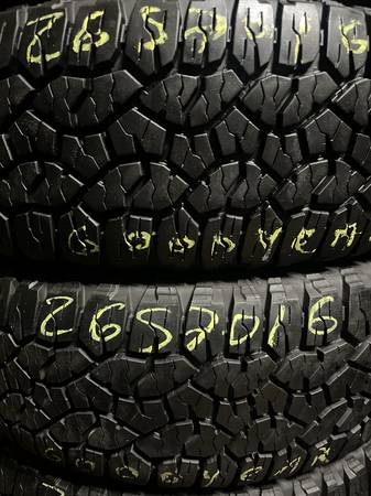 265/70/16 GOODYEAR PAIR 1