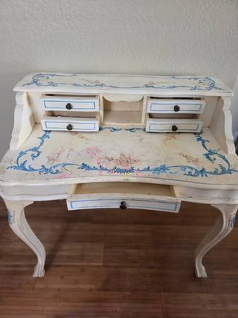 Solid Wood Desk - Classic Girls Desk - One of a Kind Desk - Must See 1