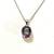 Brand new 8 karat size topaz .925 silver necklace with matching earrings 3 thumbnail